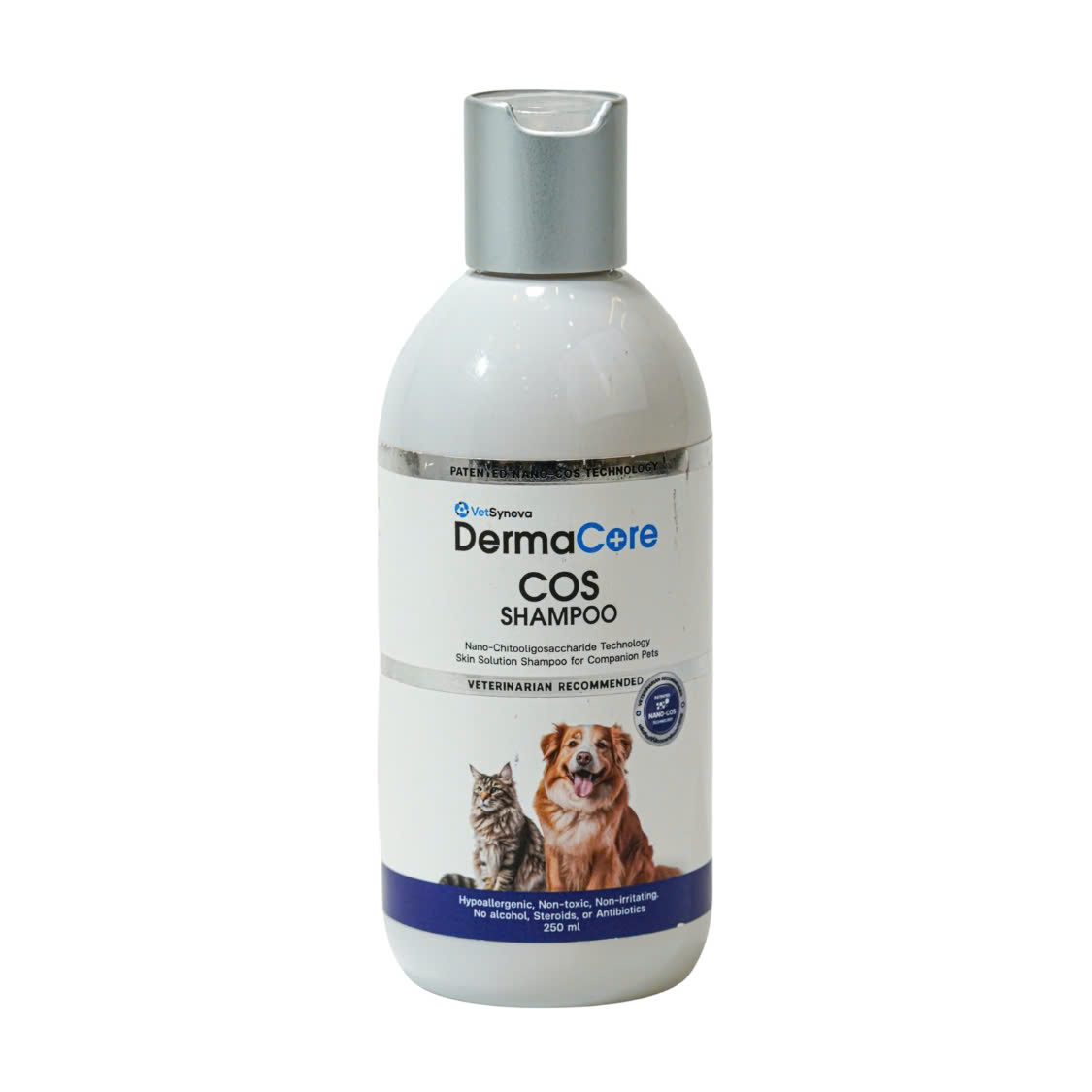 Sữa tắm DermaCore COS Shampoo kháng viêm, giảm ngứa, hỗ trợ các vấn đề da cho chó mèo 250ml