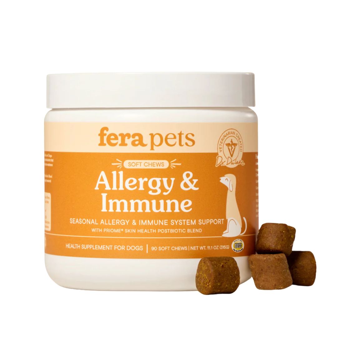 Viên Nhai Dẻo Fera Pets Allergy & Immune Soft Chews Hỗ Trợ Ngừa Dị Ứng & Tăng Cường Miễn Dịch Cho Thú Cưng Cho Thú Cưng
