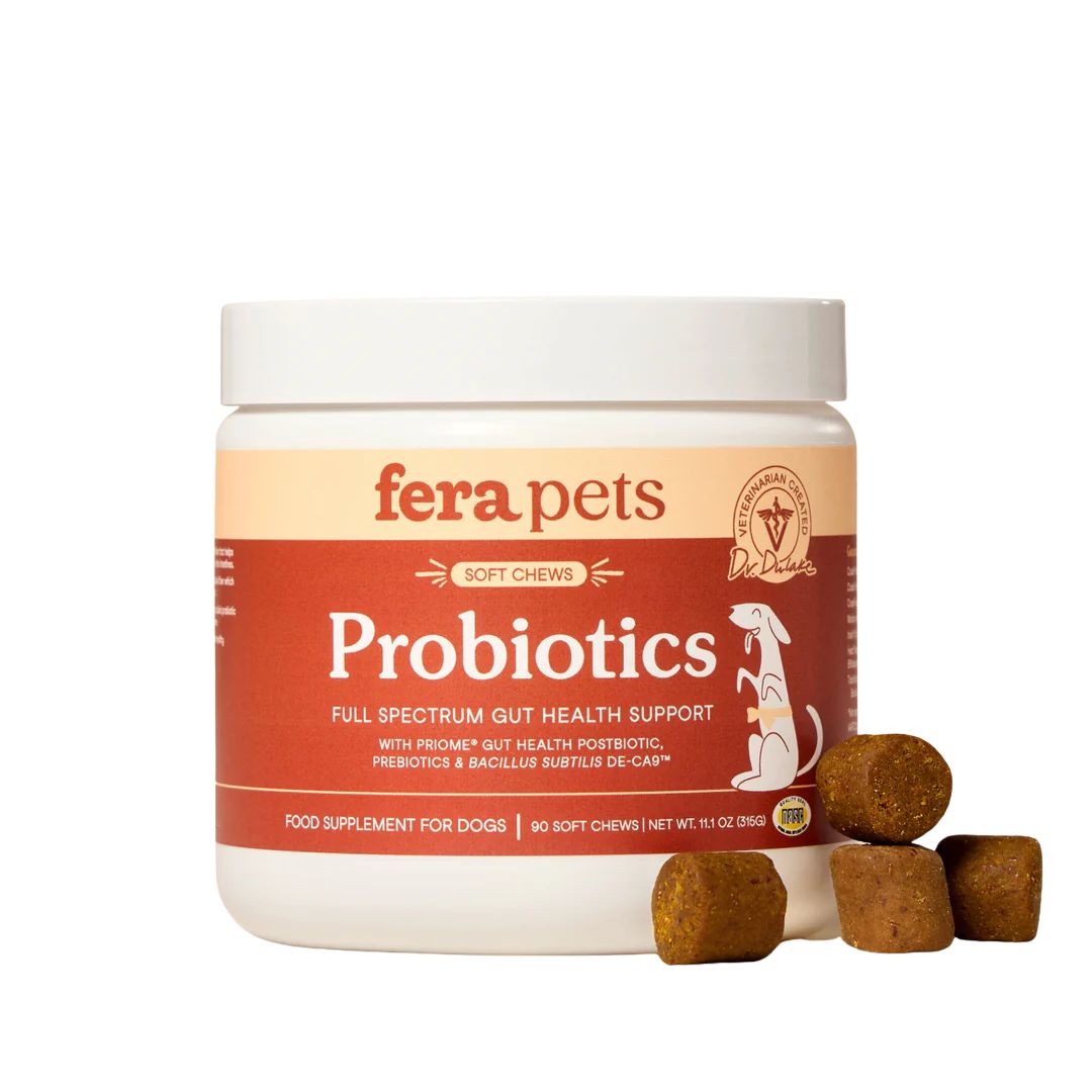 Viên Nhai Dẻo Fera Pets Probiotics Soft Chews Tăng Cường Sức Khỏe Tiêu Hóa Cho Thú Cưng