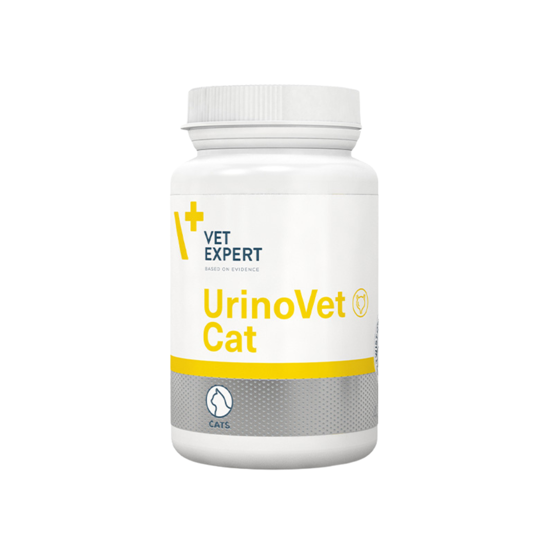Thực phẩm bổ sung Vet Expert UrinoVet Cat hỗ trợ sức khỏe đường tiết niệu và bàng quang cho mèo lọ 45 viên